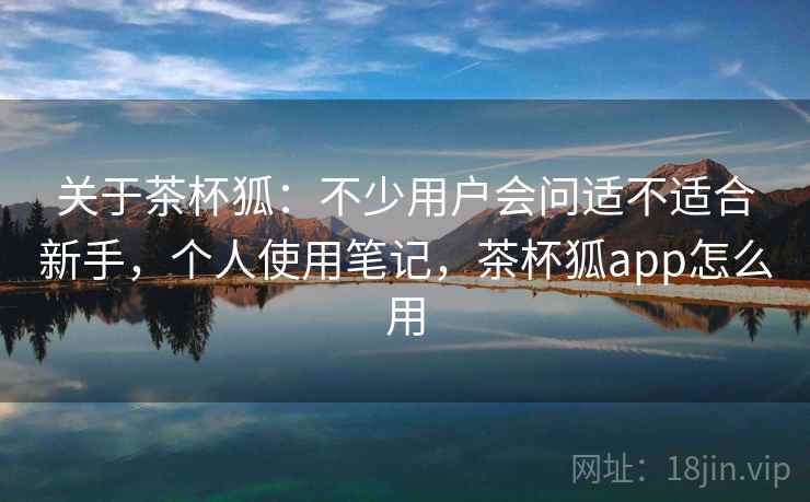 关于茶杯狐:不少用户会问适不适合新手,个人使用笔记,茶杯狐app怎么用 关于茶杯狐:不少用户会问适不适合新手,个人使用笔记,茶杯狐app怎么用